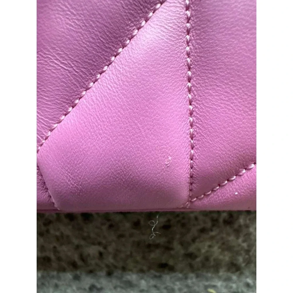 Coach Women's Quilted‎ Pillow Leather Wrislet Pouch Bag Fucshia Pink M2457-CW580